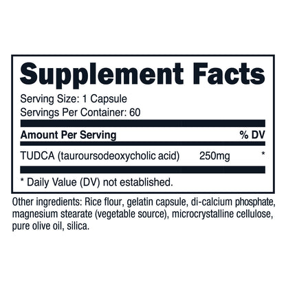 Nutricost Tudca Capsules (250 MG) (60 Capsules)