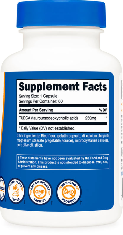 Nutricost Tudca Capsules (250 MG) (60 Capsules)