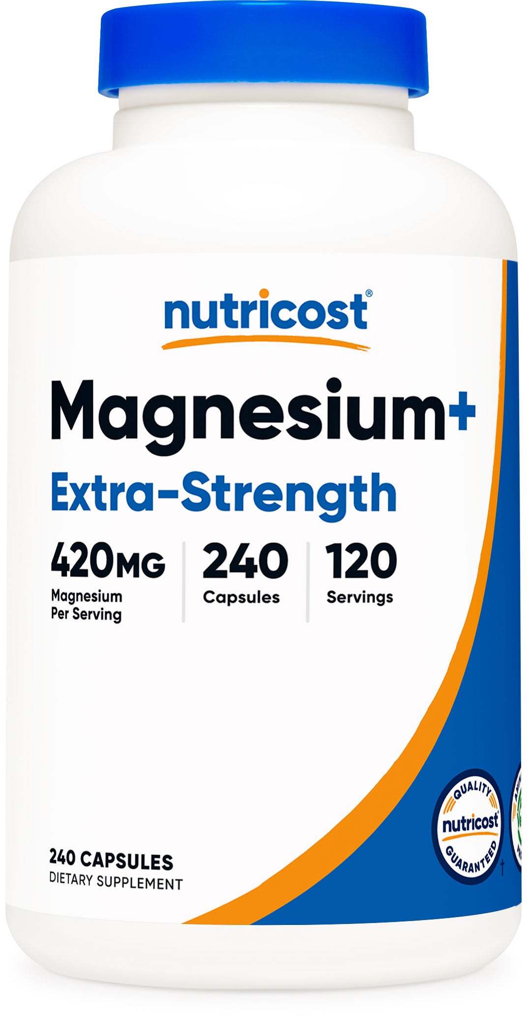 Nutricost Magnesium+ Extra Strength Capsules (420 MG) (240 Capsules)