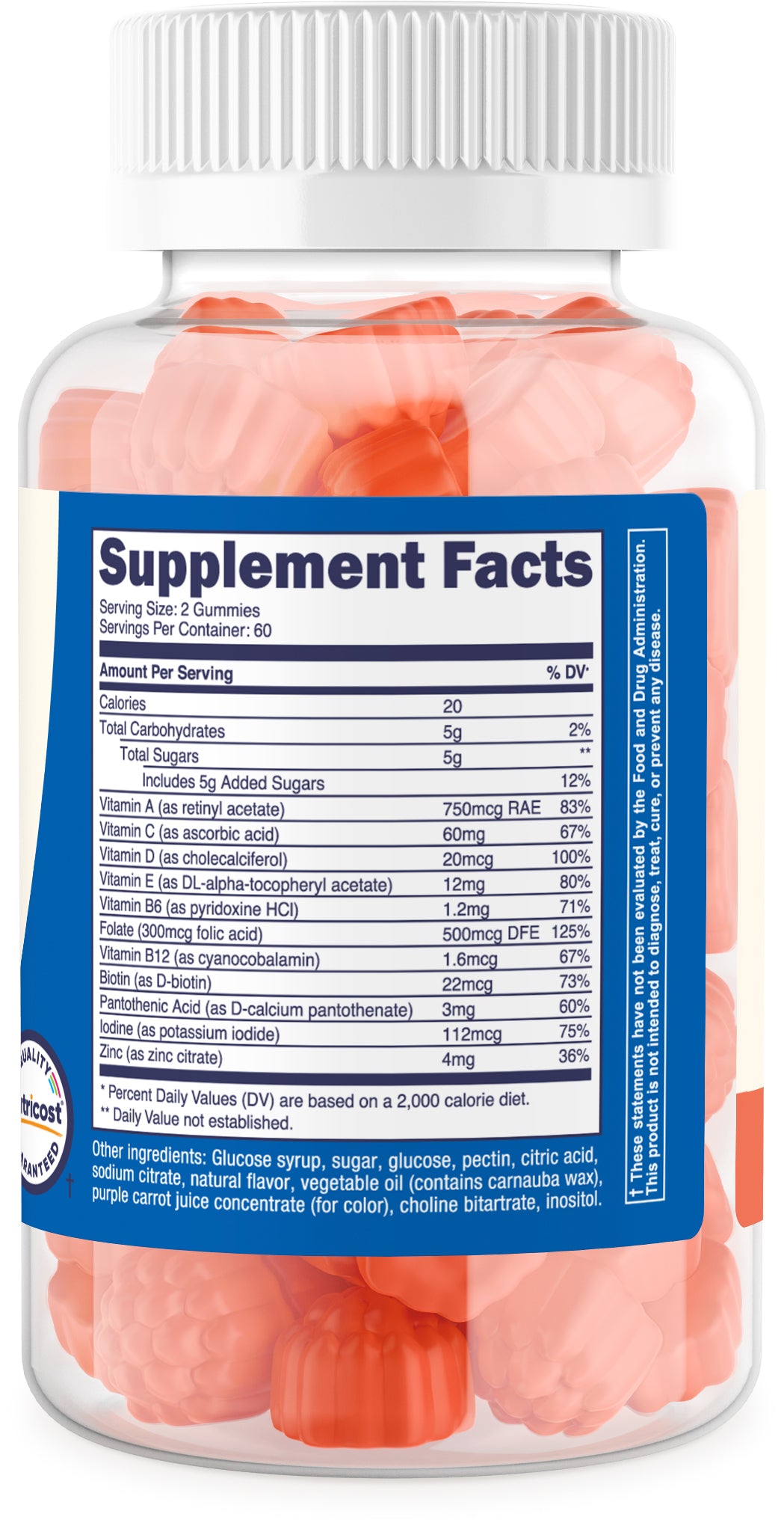 Nutricost Kids Multivitamin Gummies (120 Gummies)