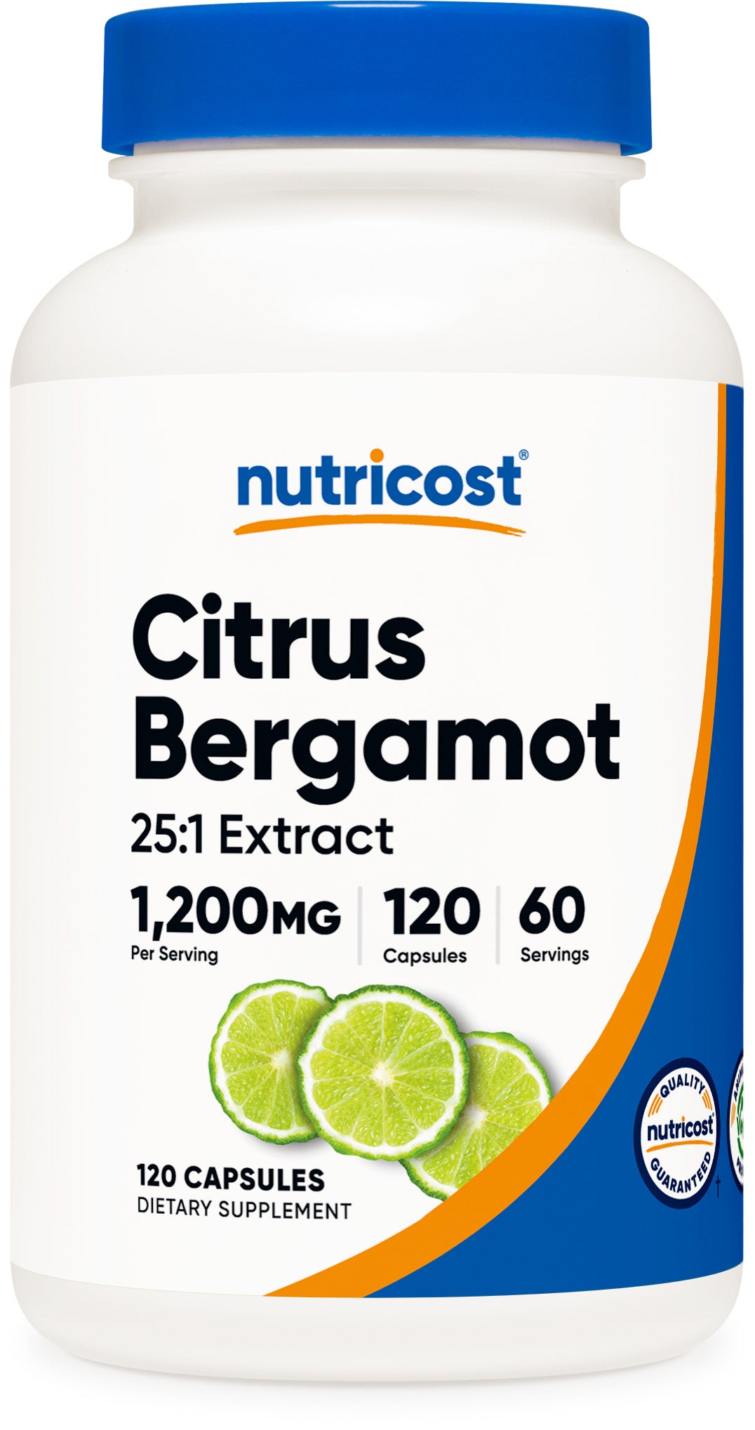 Nutricost Citrus Bergamot Capsules (1,200 MG) (120 Capsules)