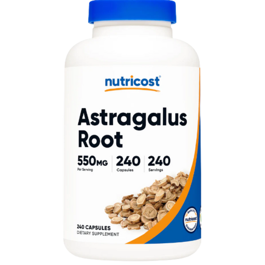 Nutricost Astragalus Capsules (550 MG) (240 Capsules)