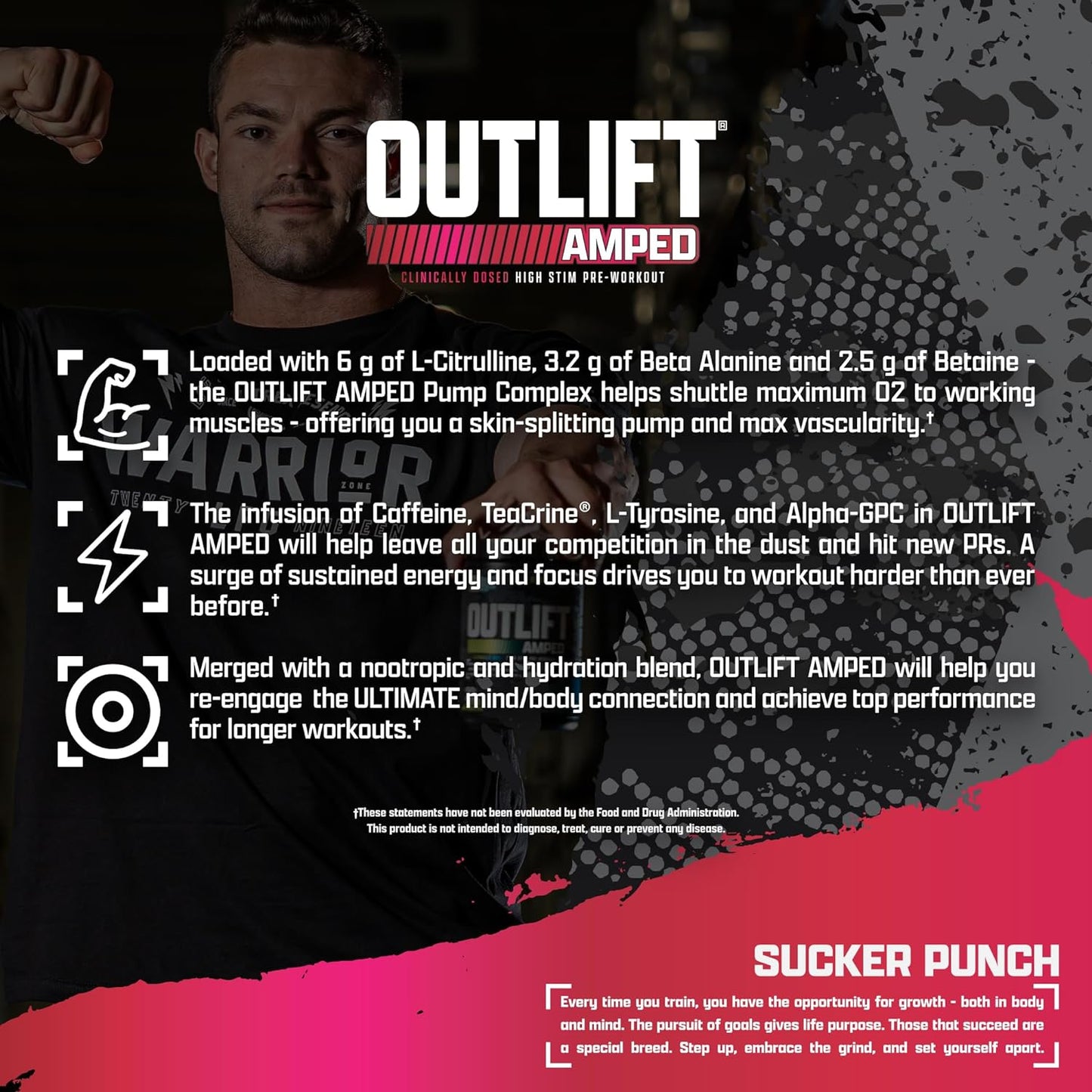 Nutrex Outlift Amped Sucker Punch 22 Srv