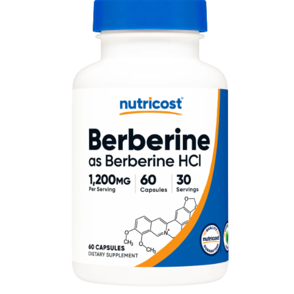 Nutricost Berberine HCl Capsules (600 MG) (60 Capsules)