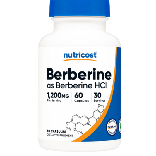 Nutricost Berberine HCl Capsules (600 MG) (60 Capsules)