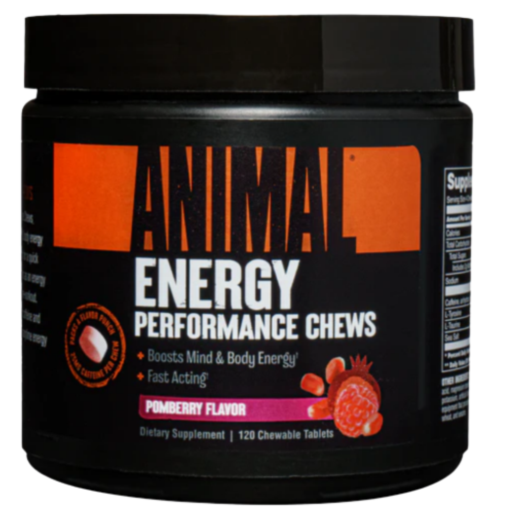 Animal Energy Performance Chews Pomberry Flavor 120 chewables