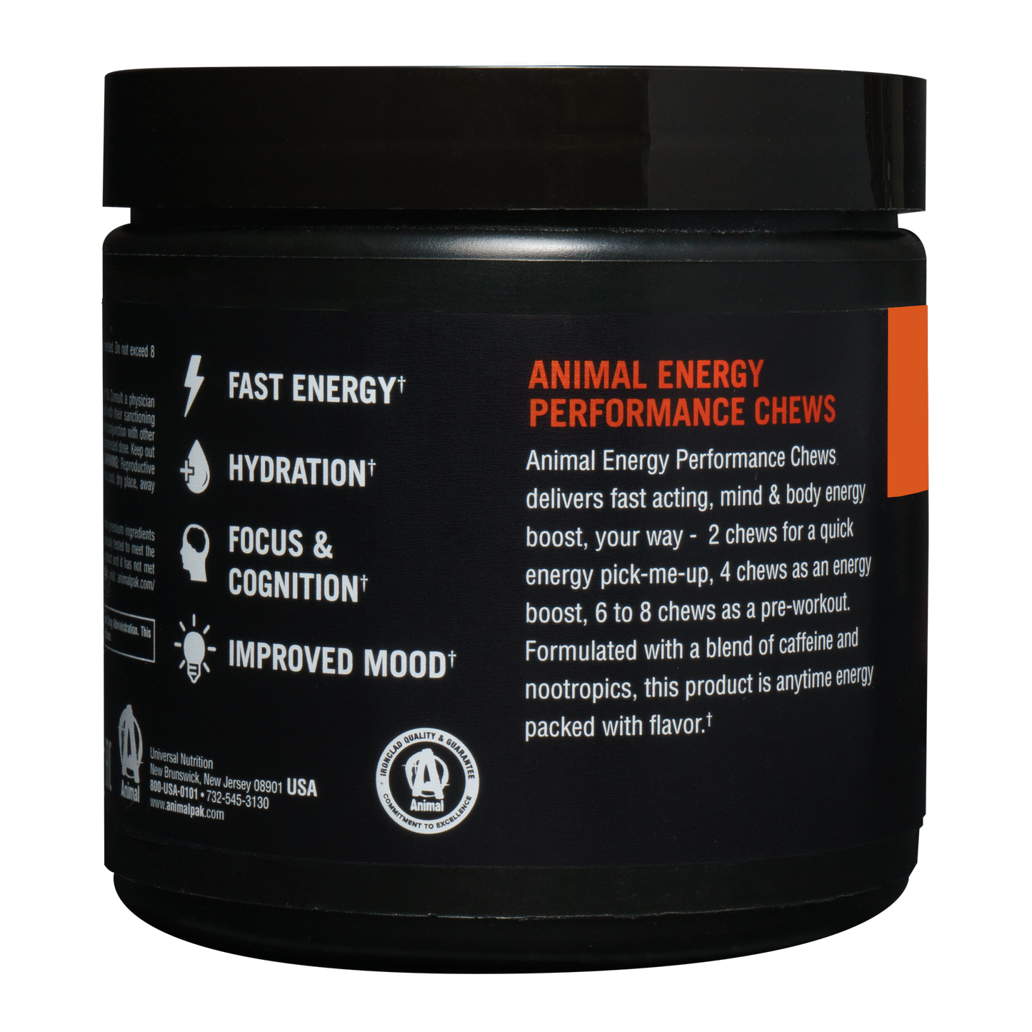 Animal Energy Performance Chews Pomberry Flavor 120 chewables