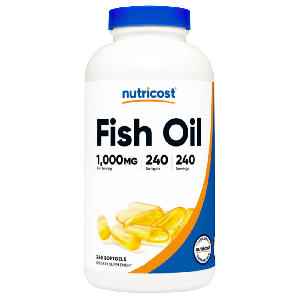 Nutricost Fish Oil Softgels (1000 MG) (240 Softgels)