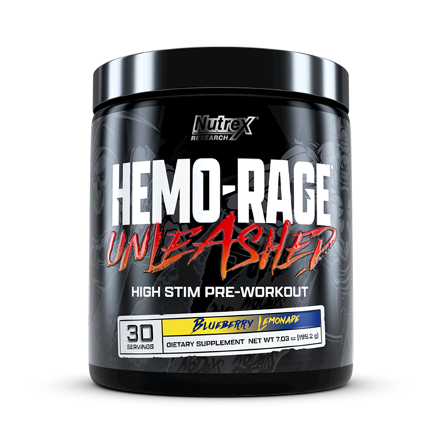 Nutrex Hemo-Rage Unleashed Blueberry Lemonade 30 srv