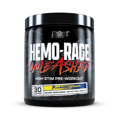 Nutrex Hemo-Rage Unleashed Blueberry Lemonade 30 srv