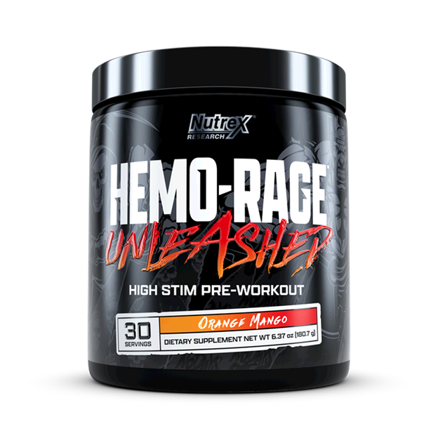 Nutrex Hemo-Rage Unleashed Orange Mango 30 srv