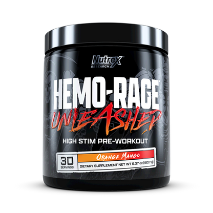 Nutrex Hemo-Rage Unleashed Orange Mango 30 srv