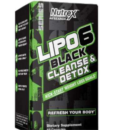 Nutrex Lipo-6 Black Cleanse & Detox 60ct