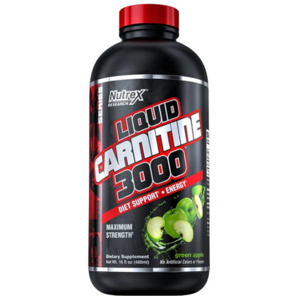 Nutrex Liquid L-Carnitine Green Apple 16srv