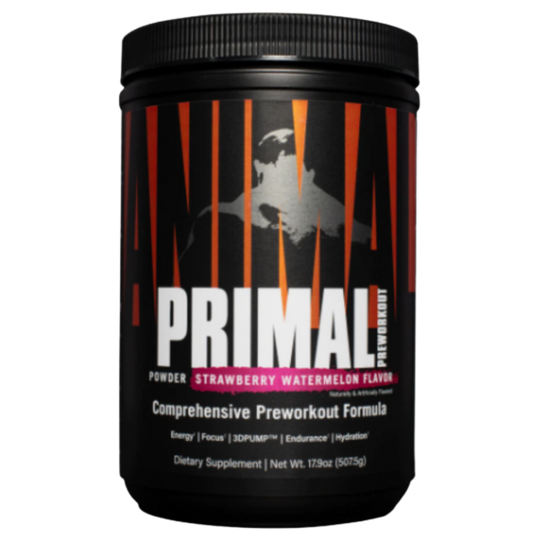 Animal Primal Pre Workout Powder Strawberry Watermelon