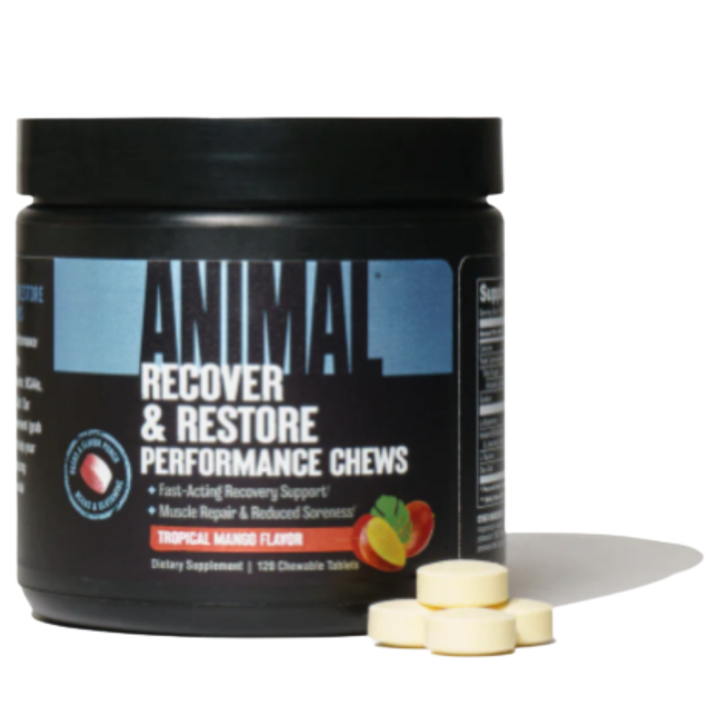 Animal Recover & Restore Performance Chews Tropical Mango 120 chewables