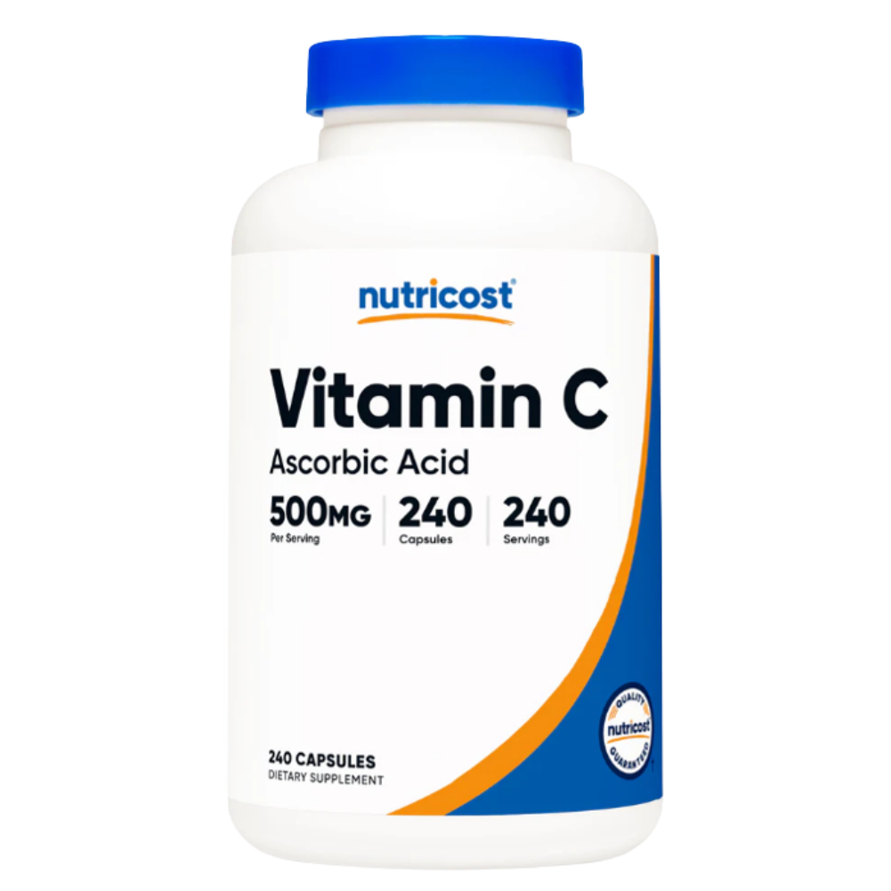 Nutricost Vitamin C Capsules (500 MG) (240 Capsules)