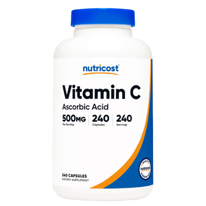 Nutricost Vitamin C Capsules (500 MG) (240 Capsules)