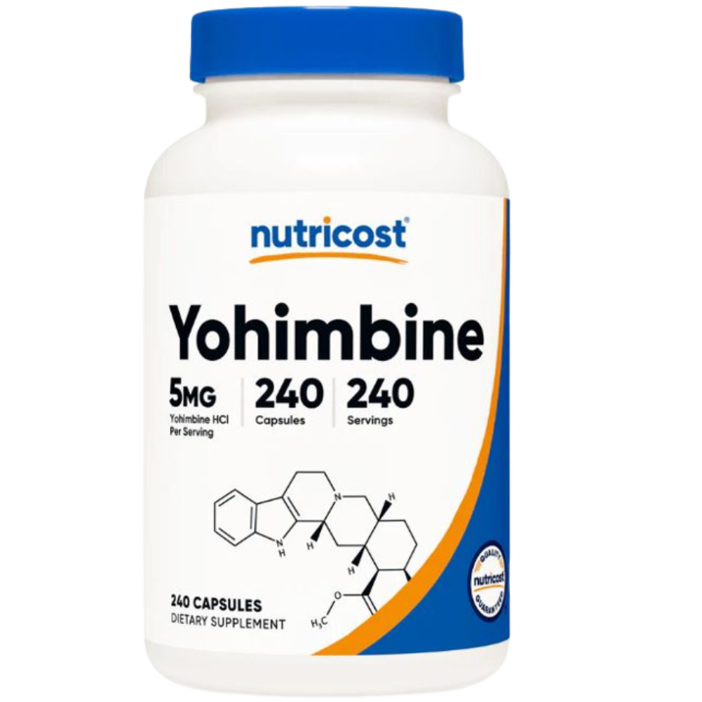 Nutricost Yohimbine HCL Capsules (5 MG) (240 Capsules)