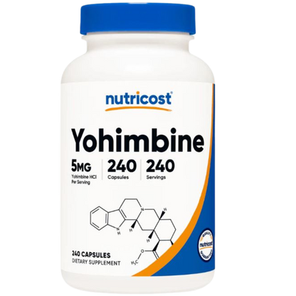 Nutricost Yohimbine HCL Capsules (5 MG) (240 Capsules)